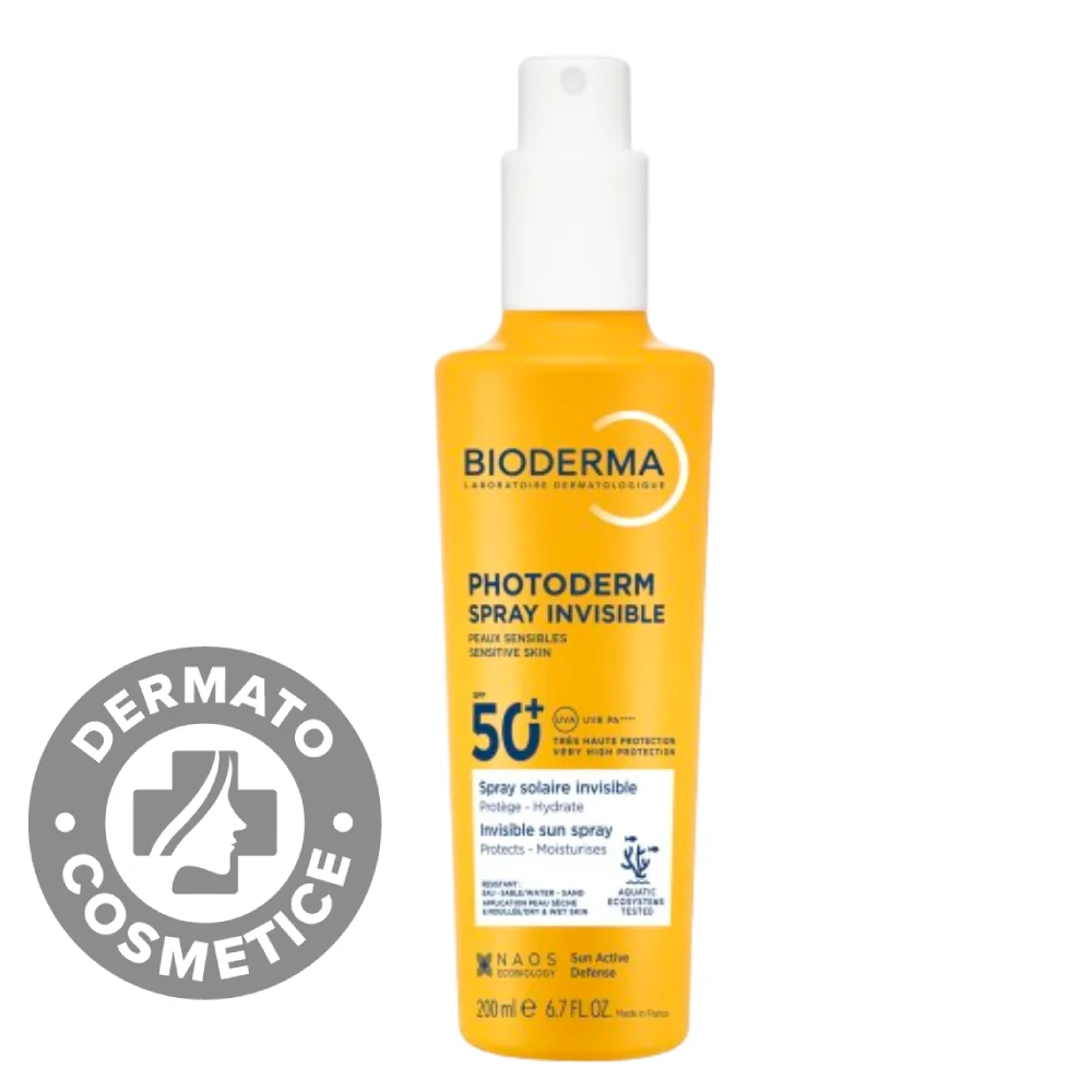 Spray invizibil cu SPF50+ Photoderm, 200ml, Bioderma 