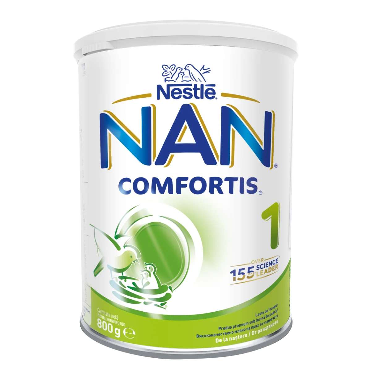 Lapte praf Nan 1 Comfortis +0 luni, 800g, Nestle