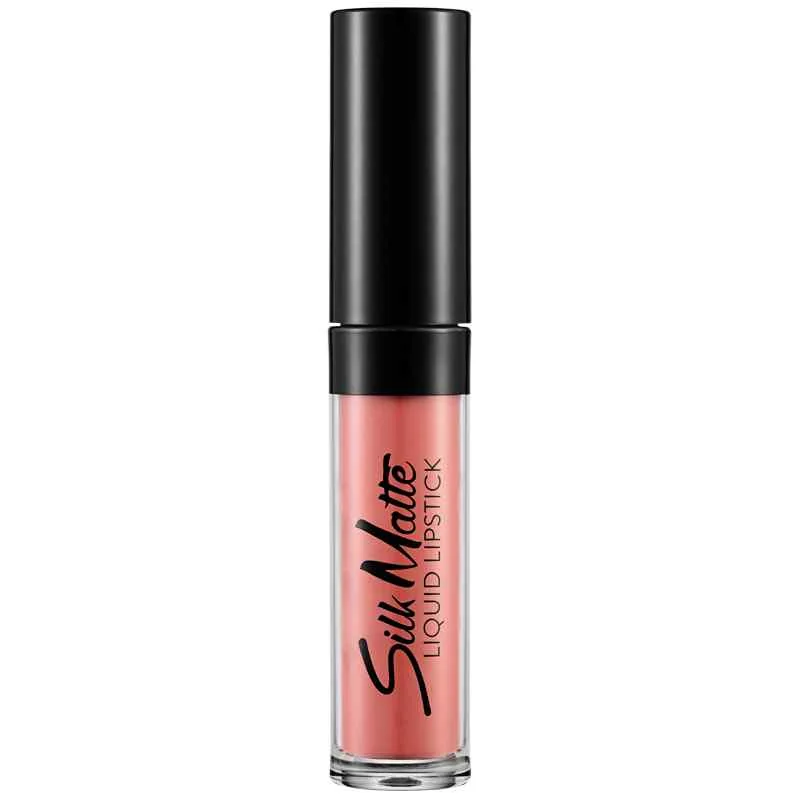 Ruj de buze lichid Silk Matte No 60 Peach Smoothie, 4.5ml, Flormar