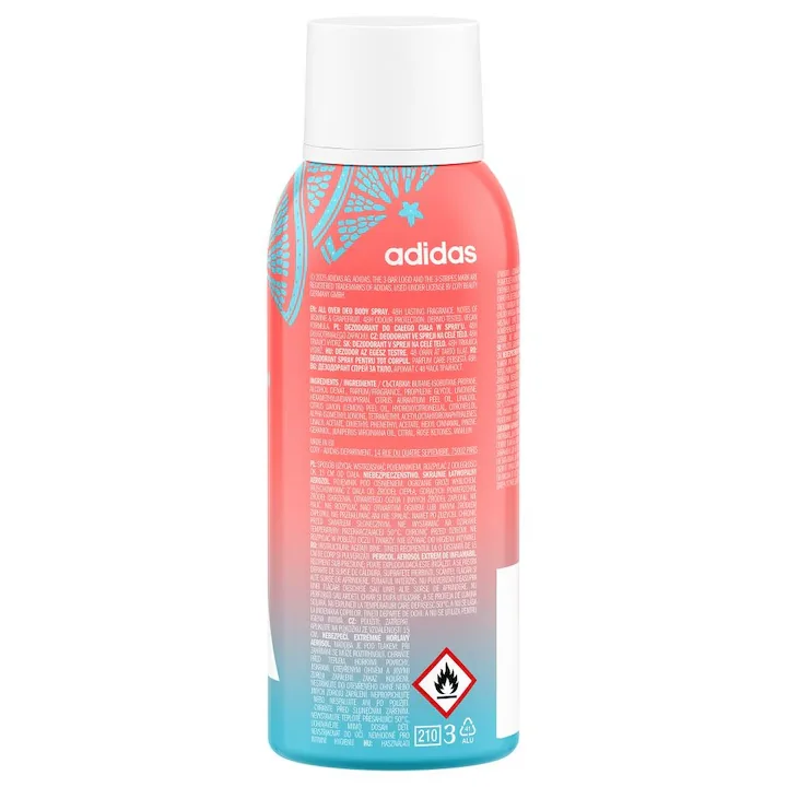 Deodorant spray Happy Feels, 150ml, Adidas
