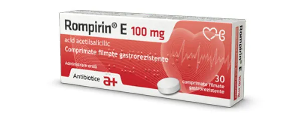 Rompirin E 100mg, 30 comprimate, Antibiotice