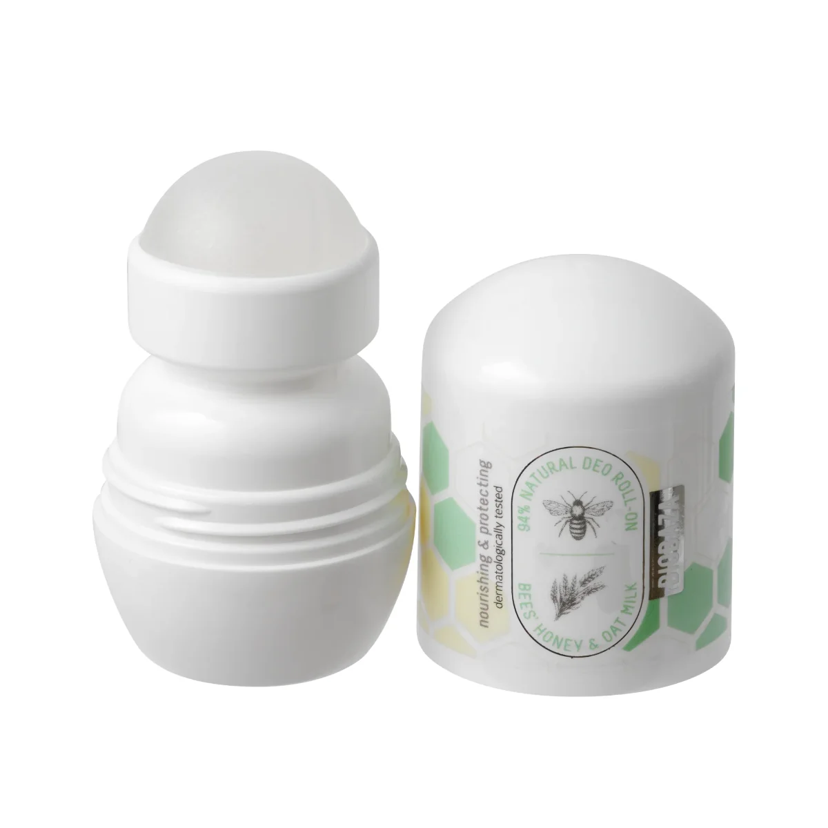 Deodorant roll-on cu extract de miere si ovaz, 50ml, Biobaza