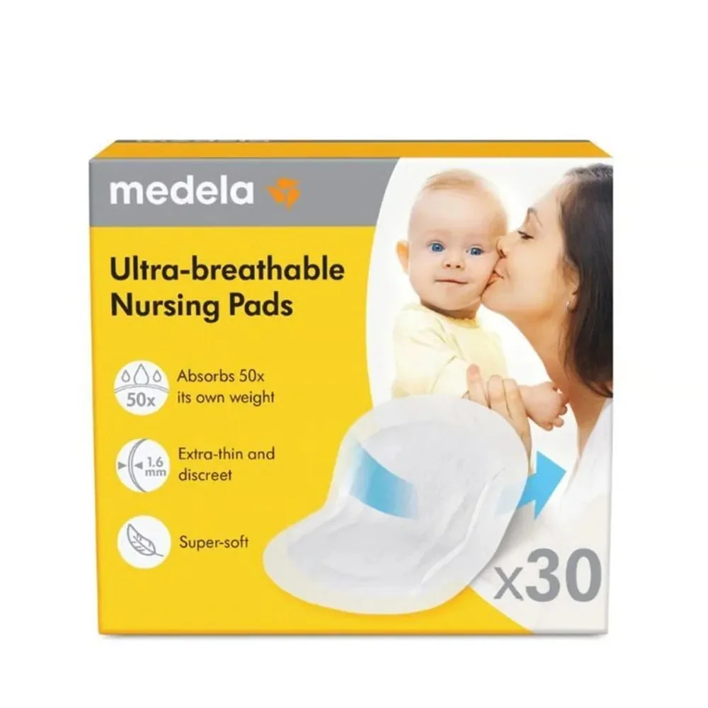 Tampoane pentru sani ultra respirabile, 30 bucati, Medela