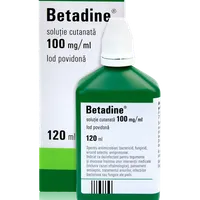 Betadine solutie, 120 ml, Egis