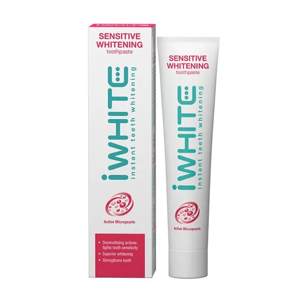 iWhite Pasta de dinti Whitening pentru gingii sensibile, 75ml
