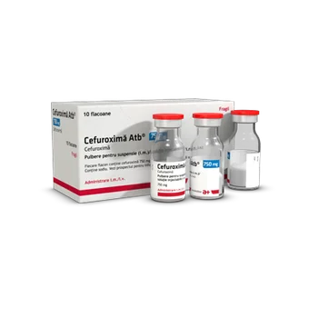 Cefuroxima 750mg, 10 flacoane, Antibiotice