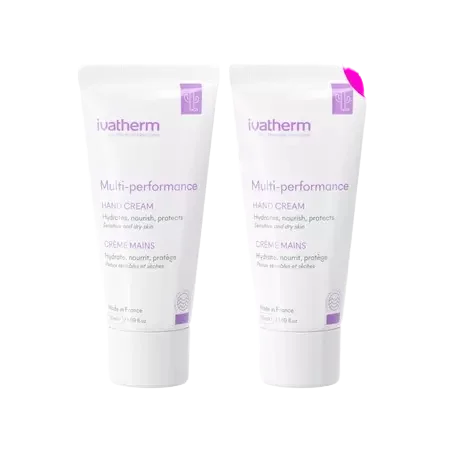 Pachet Crema de maini hidratanta multiperformanta, 2 x 50ml, Ivatherm