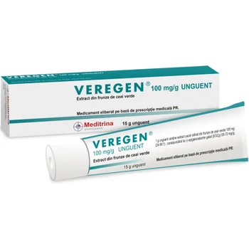 Veregen unguent 100mg/g, 15g, Meditrina Pharmaceuticals