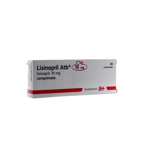 Lisinopril ATB 10mg, 30 comrpimate, Antibiotice