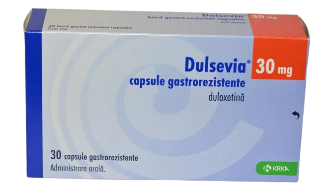 Dulsevia 30mg, 30 capsule gastrorezistente, KRKA