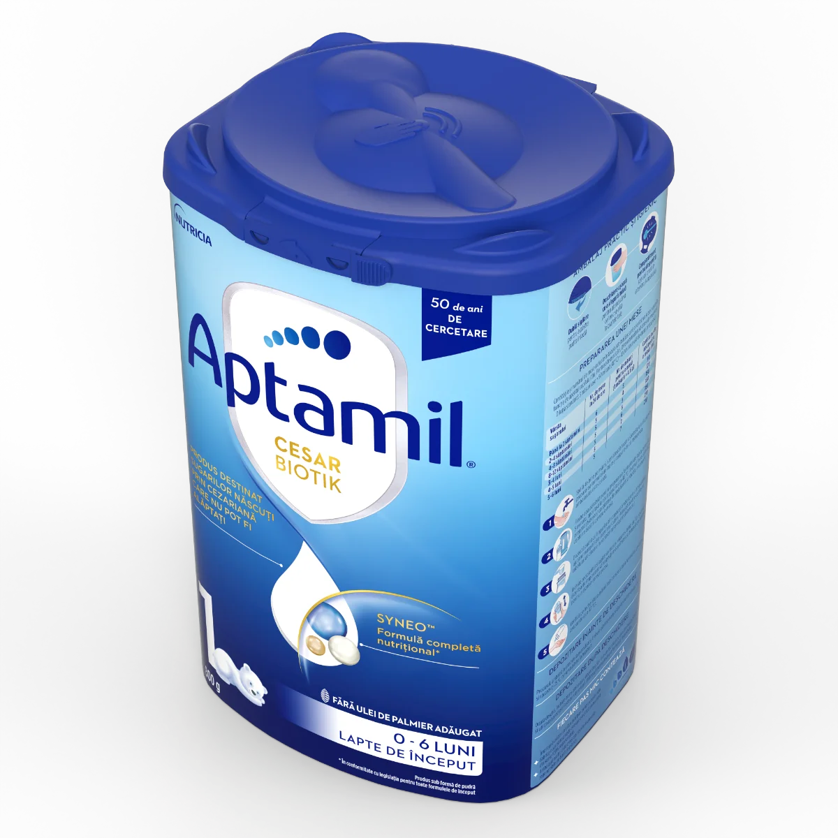 Lapte de inceput 0-6 luni CESAR-BIOTIK 1, 800g, Aptamil