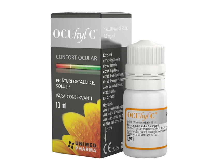 Ocuhyl C picaturi oftalmice, 10ml, Unimed Pharma