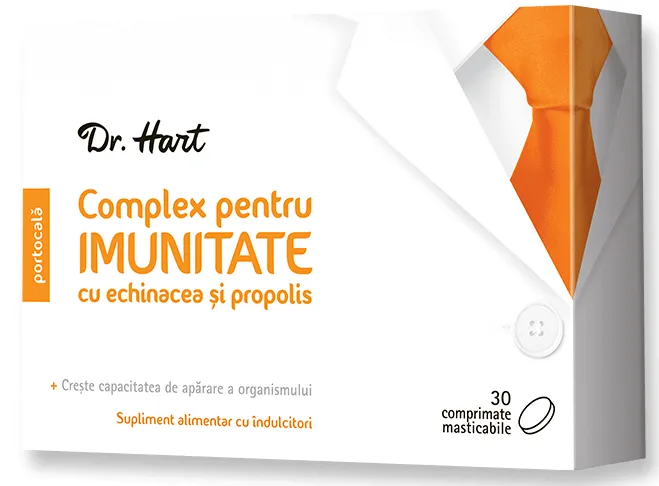 Dr.Hart Complex pentru imunitate, 30 comprimate masticabile