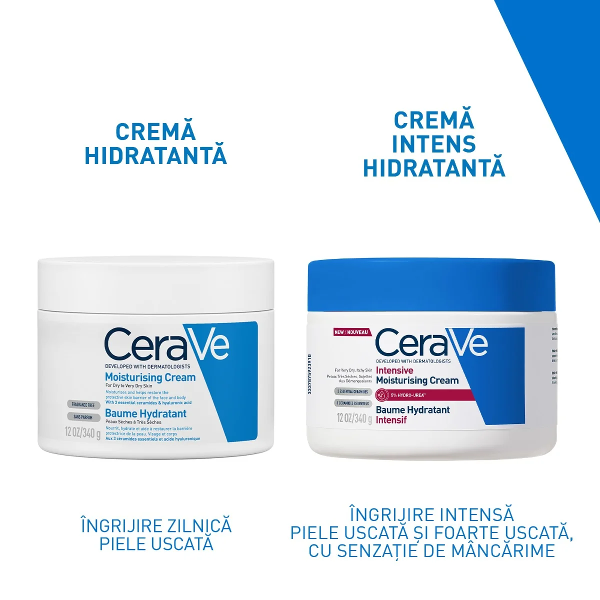 Crema intens hidratanta, 340g, CeraVe