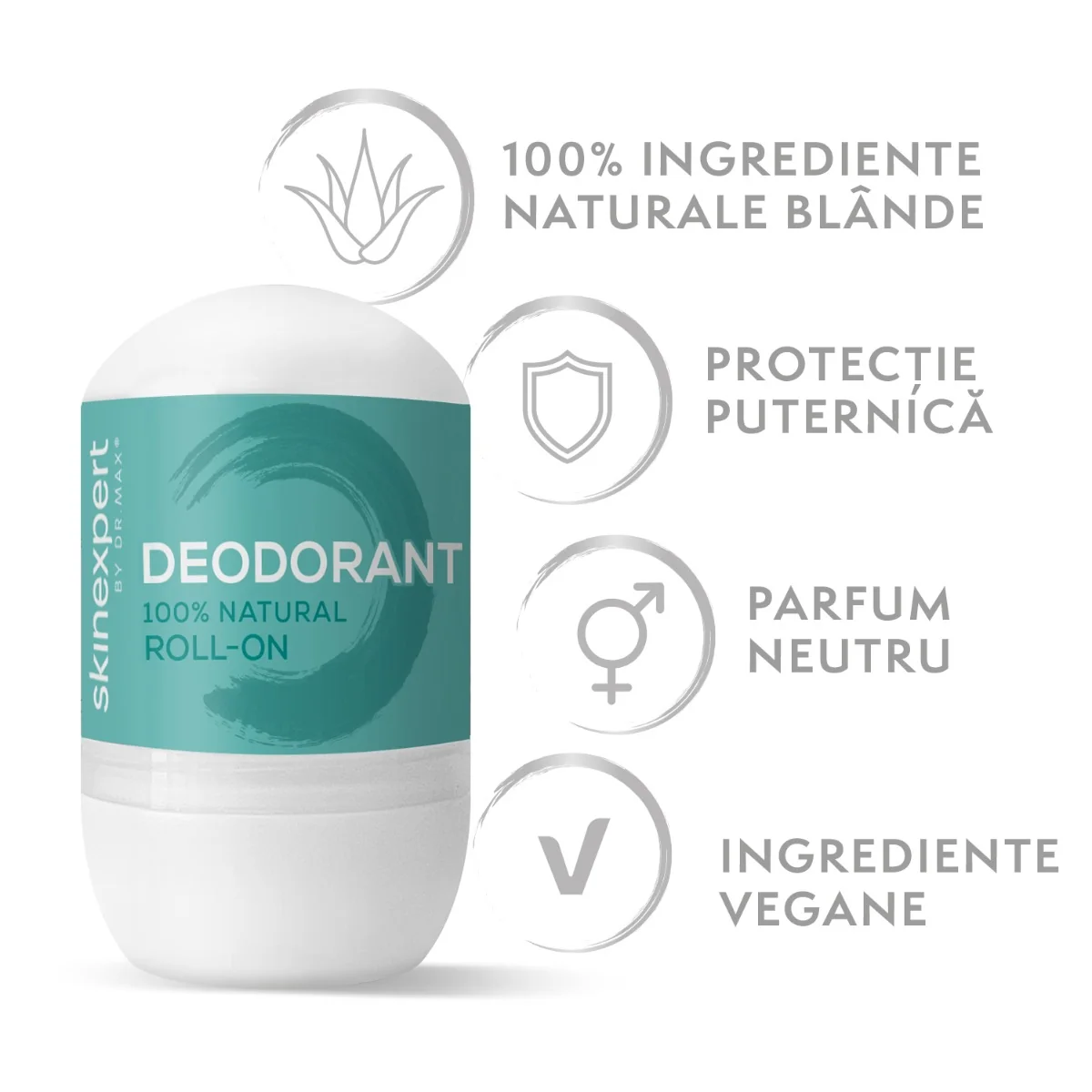 Skinexpert by Dr. Max® Natural Deo Roll-on, 50ml