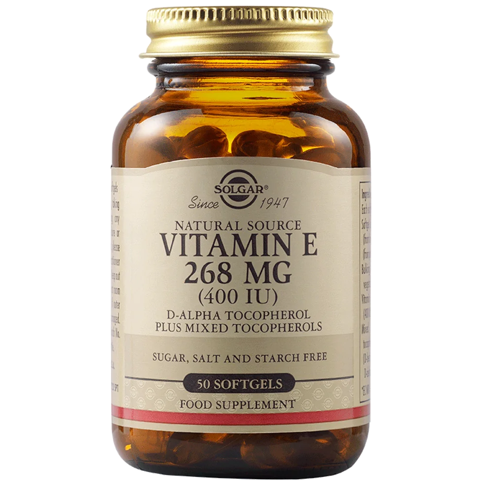 Vitamina E 268 mg 400 UI, 50 capsule, Solgar