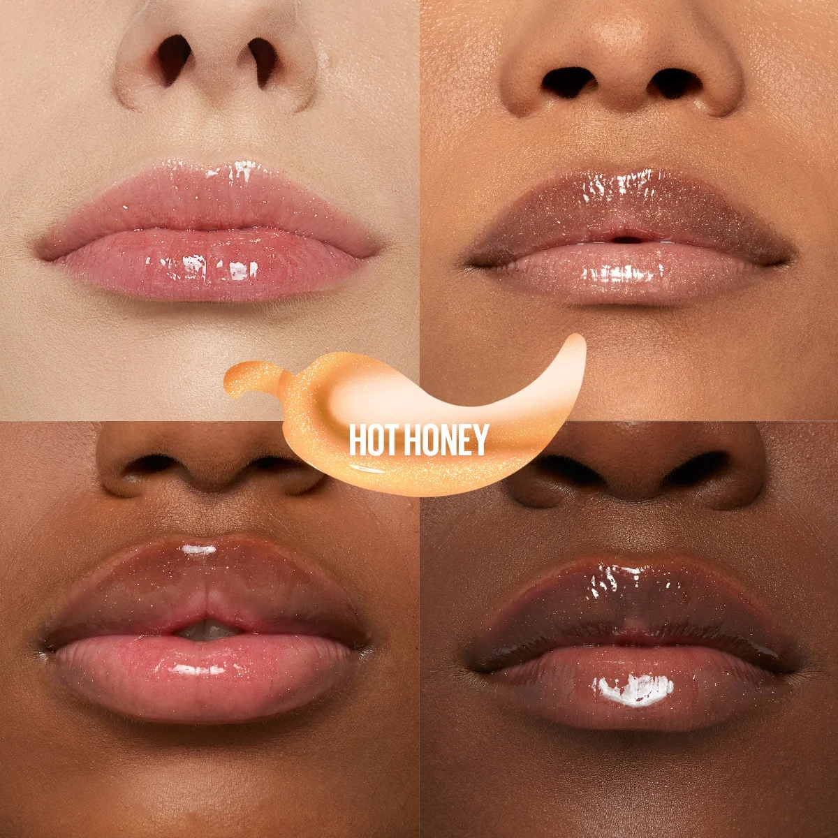 Luciu de buze cu efect de marire Lifter Plump 008 Hot Honey, 5.4ml, Maybelline
