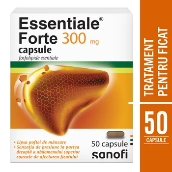 Essentiale Forte 300mg, 50 capsule, Sanofi