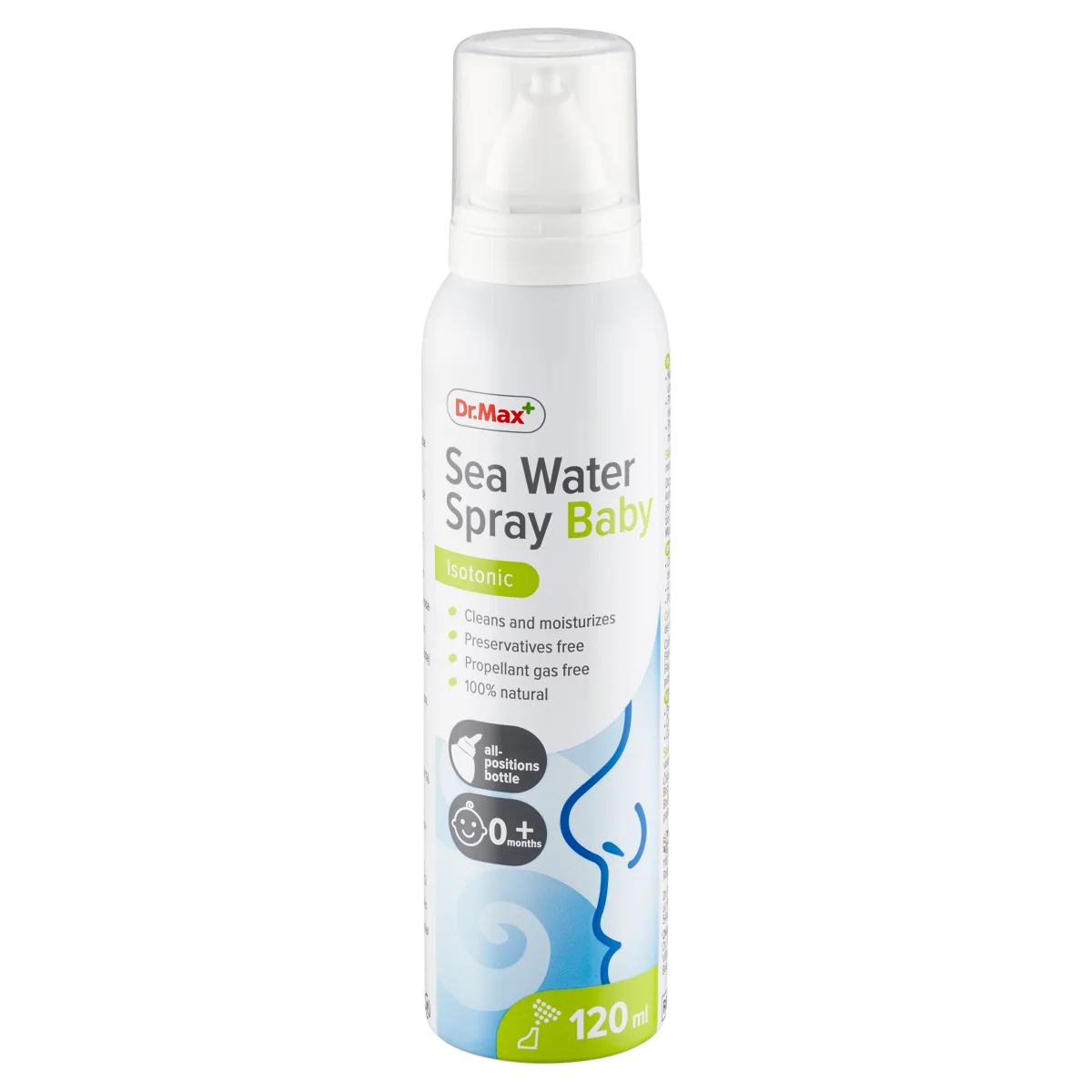 Dr. Max Spray nazal isotonic Sea Water Baby, 120ml