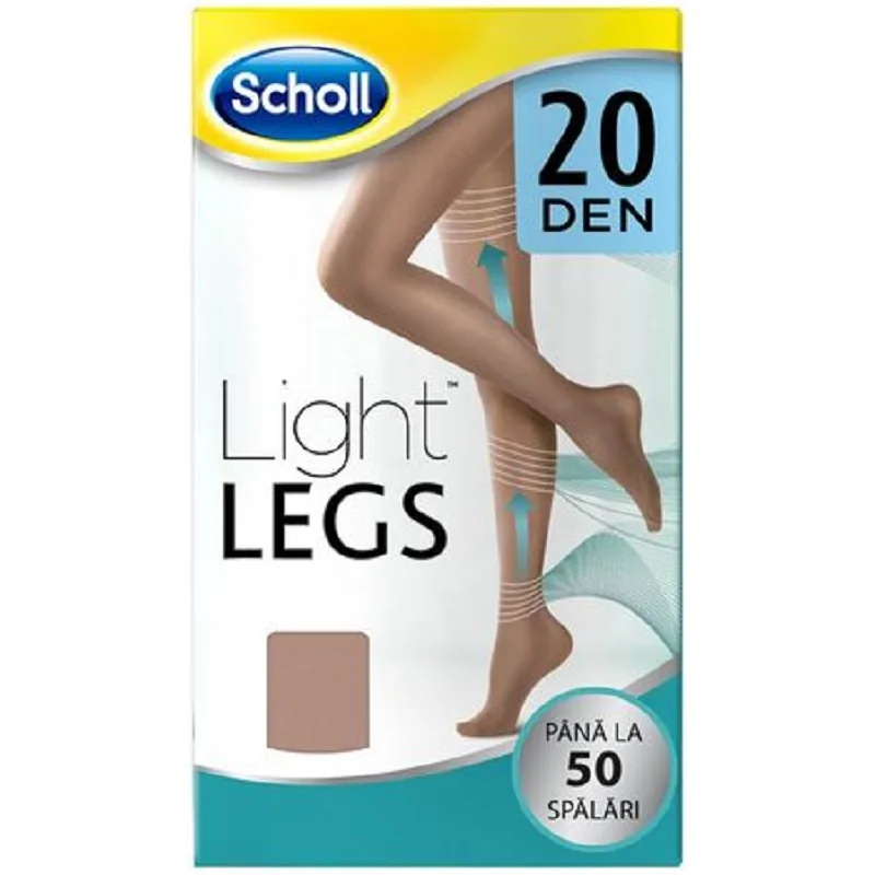 Ciorapi compresivi 20 Den Bej marimea S, Scholl