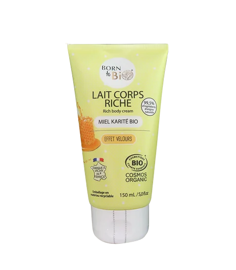 Lapte de corp cremos bio cu miere shea, 150ml, Born to Bio