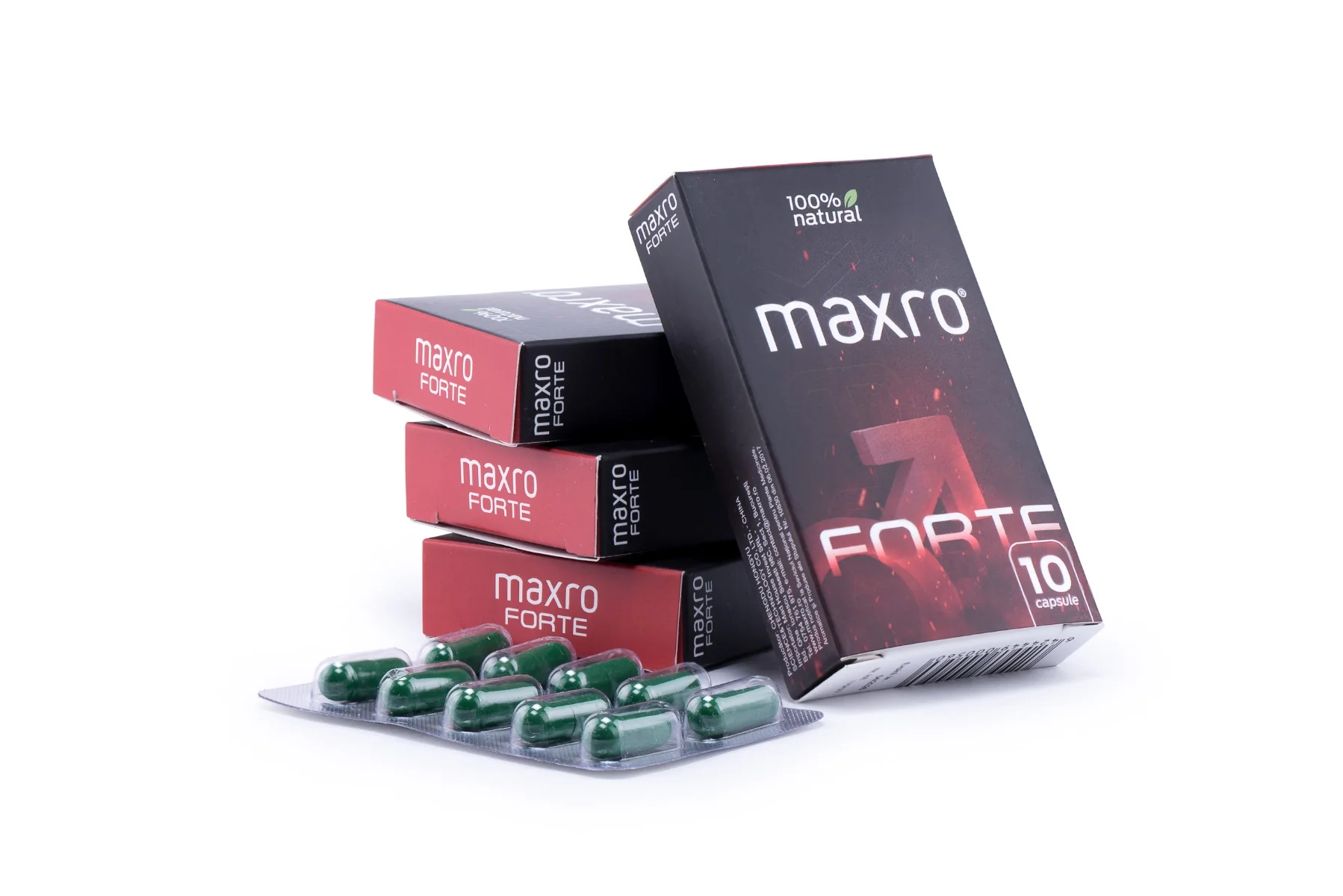 Supliment pentru potenta Forte, 10 capsule, Maxro