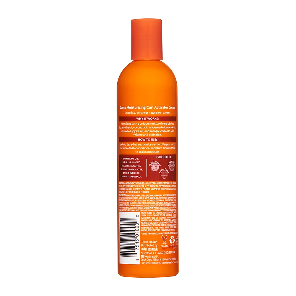 Crema hidratanta activatoare de bucle Style, 355ml, Cantu 