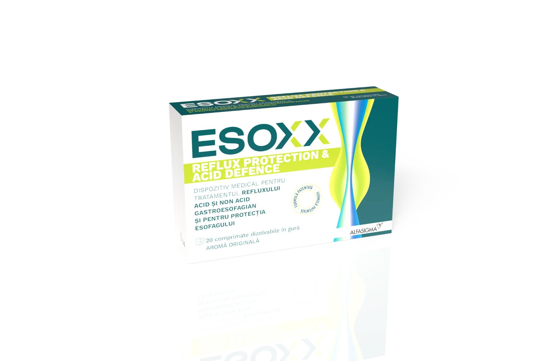 Esoxx Reflux Protection&Acid Defence, 20 comprimate, Alfasigma