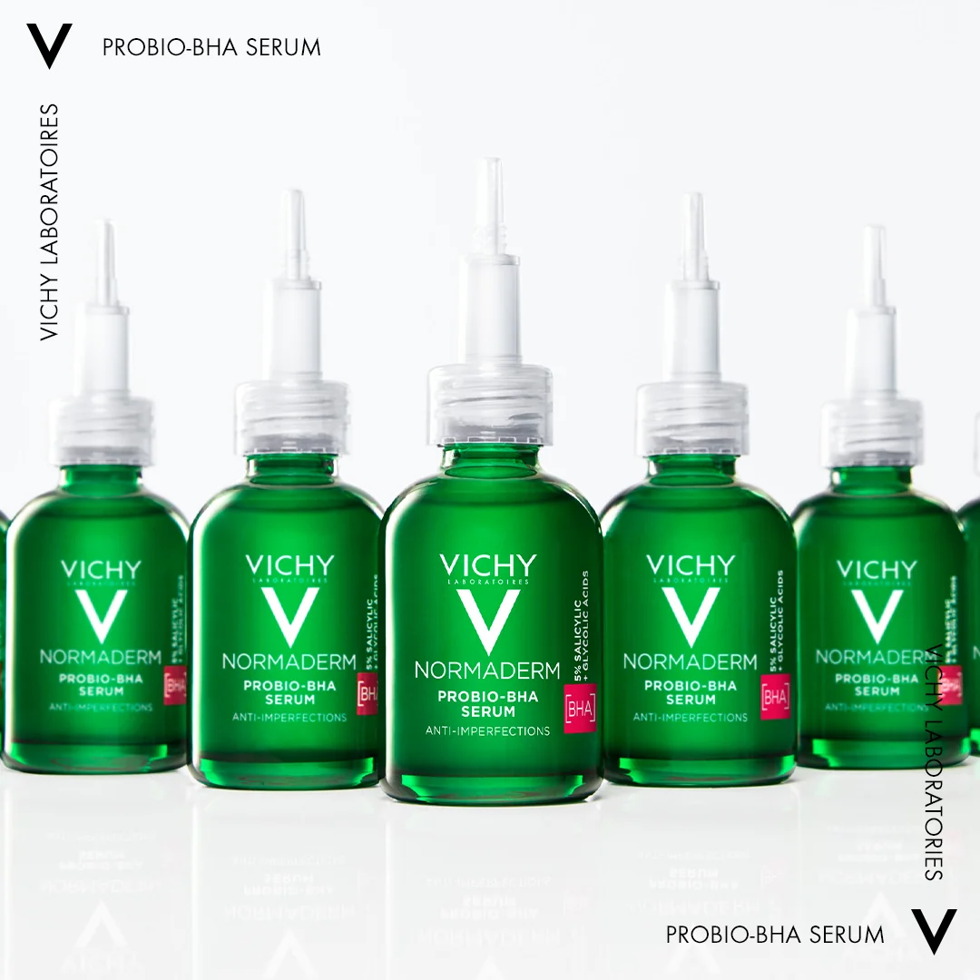 Ser anti-imperfectiuni pentru ten gras cu tendinta acneica Normaderm Probio-BHA, 30ml, Vichy