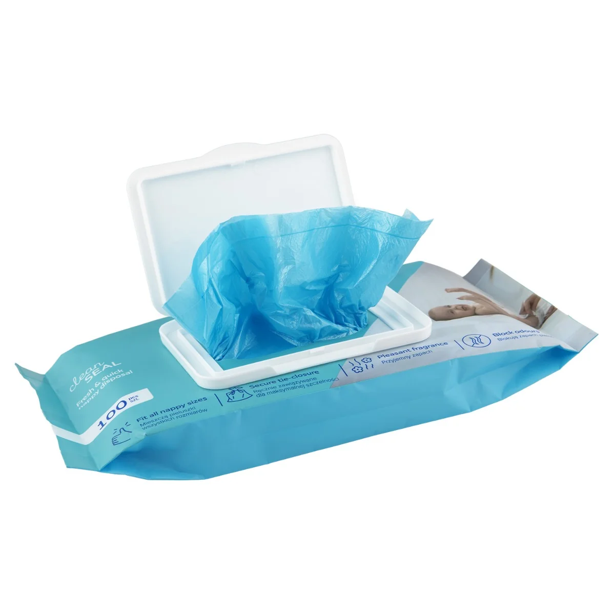 Saci parfumati pentru scutece uzate 70/003, 100 bucati, Canpol babies