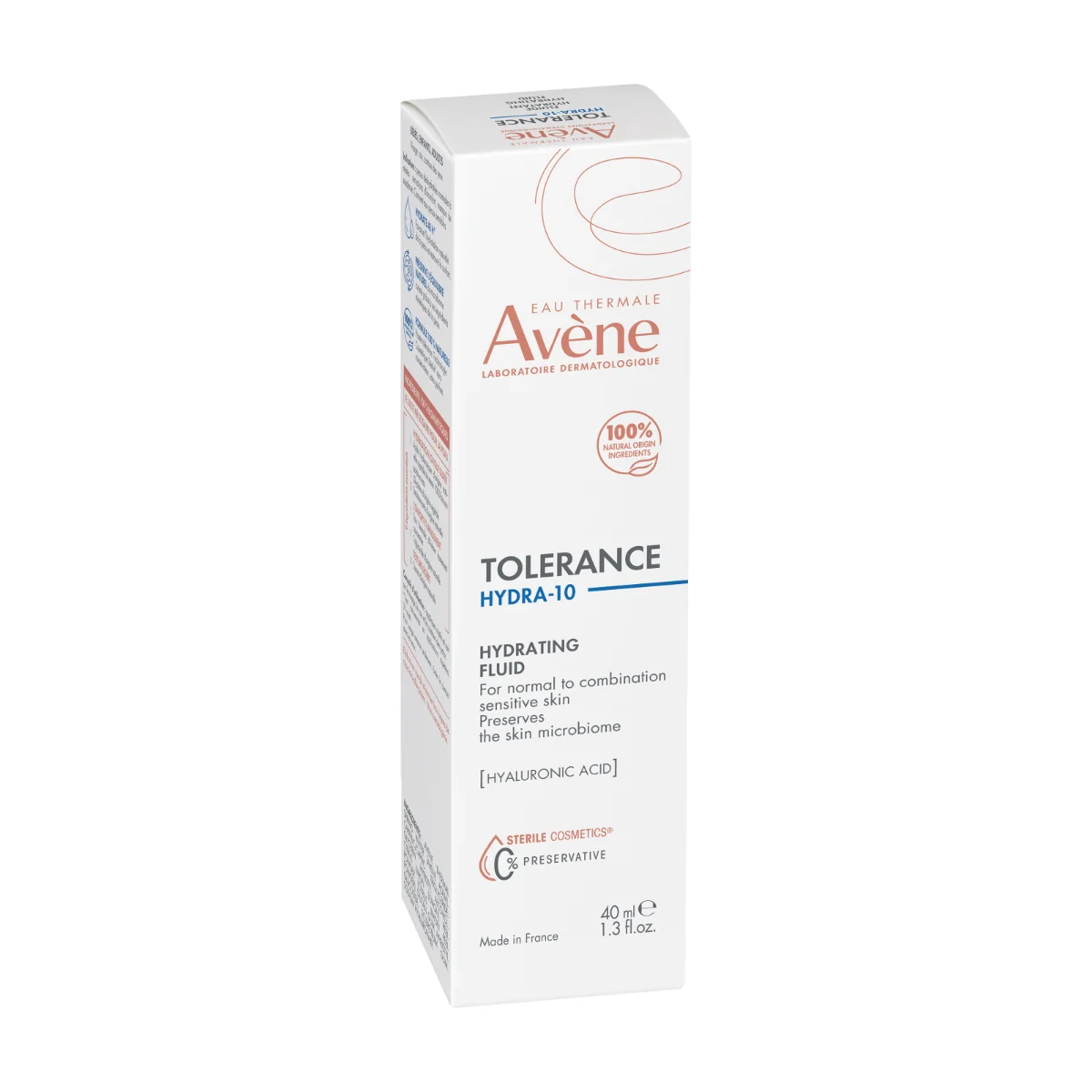 Fluid Tolerance Hydra 10, 40ml, Avene