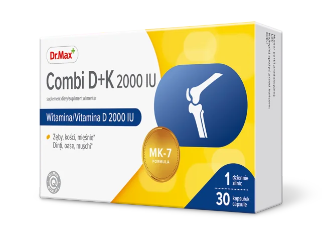 Dr.Max Combi D+K 2000 UI, 30 capsule moi