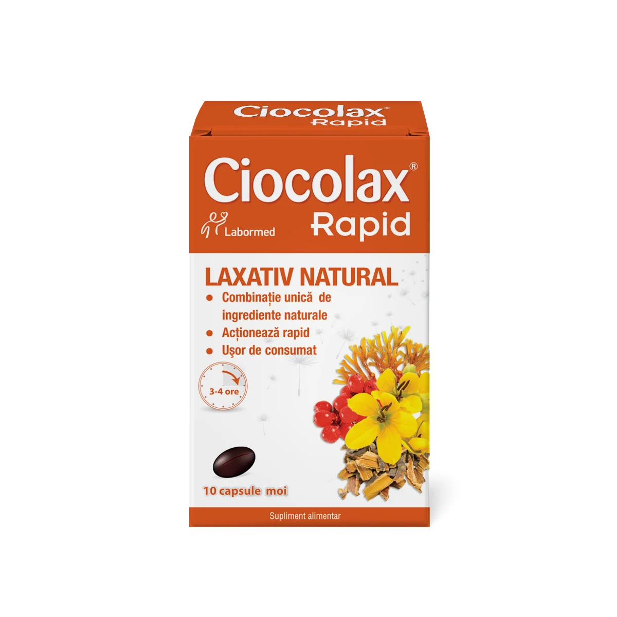 Ciocolax Rapid, 10 capsule, Labormed