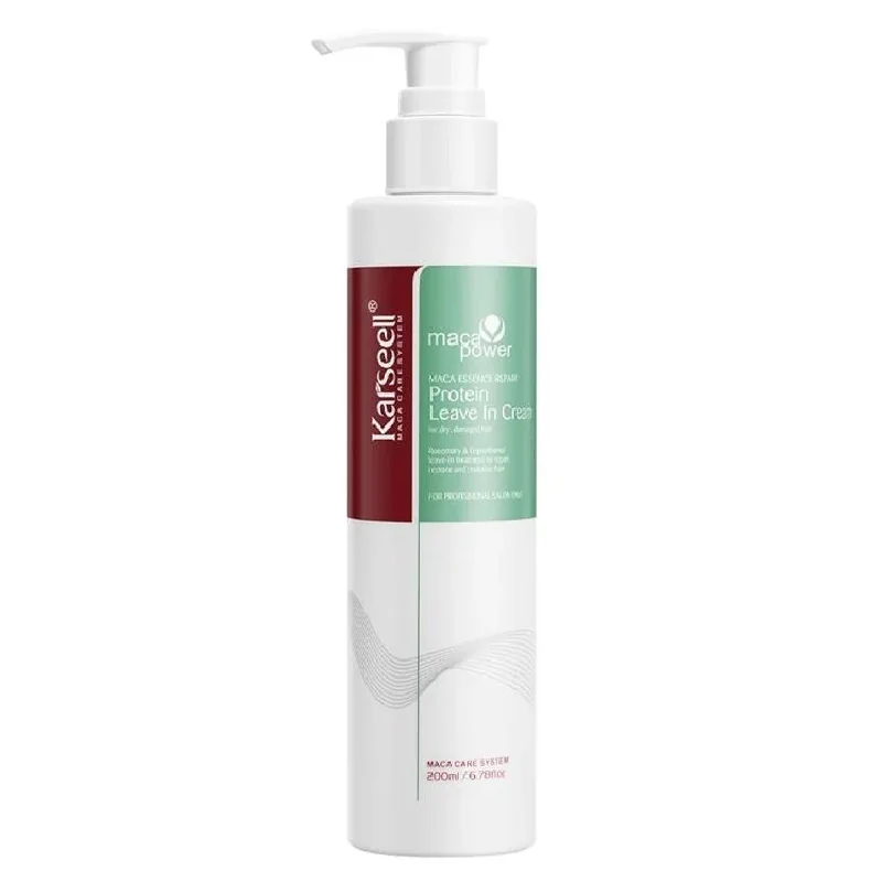 Crema pentru par leave-in Maca Essence Repair Protein, 200ml, Karseell