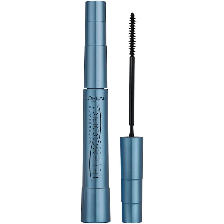 Mascara rezistenta la apa Telescopic Waterproof Black, 8.3 ml, L'Oreal Paris