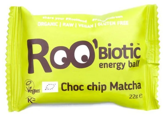 Baton cu ciocolata si machta Roobiotic Energy Ball. 22g, Obio