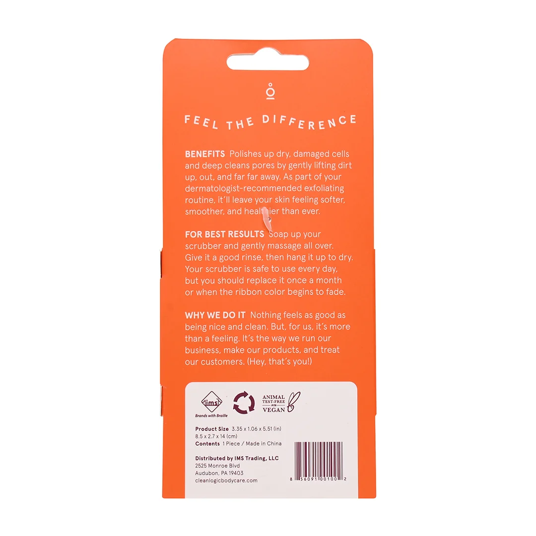 Burete exfoliant pentru corp Bath & Body, 1 bucata, Cleanlogic