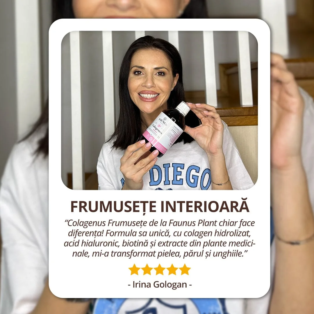 Colagen lichid pentru piele si par Colagenus Frumusete, 500ml, Faunus Plant