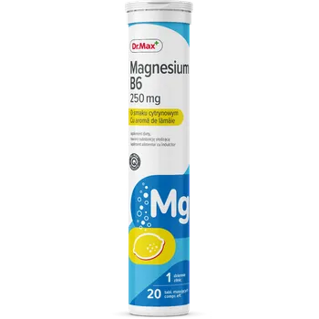 Dr.Max Magnesium B6 250mg, 20 comprimate efervescente 