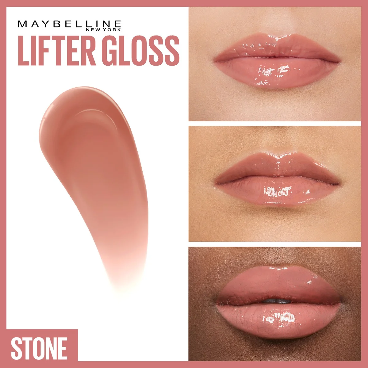 Luciu de buze Lifter Gloss 008 Stone, 5.4ml, Maybelline