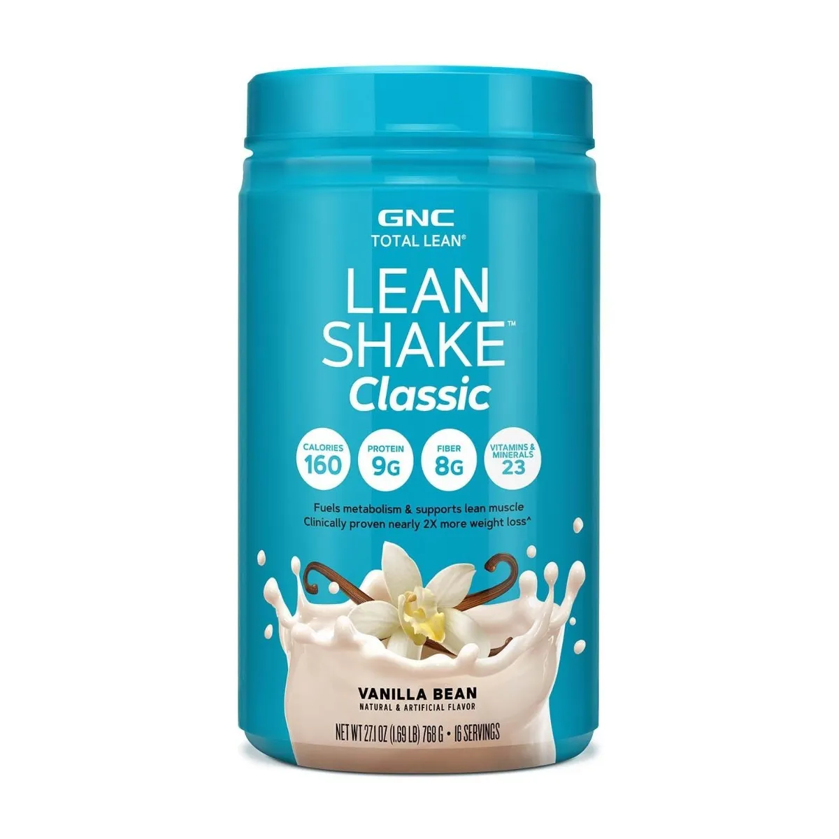 Shake proteic cu aroma de vanilie Total Lean Classic, 768g, GNC