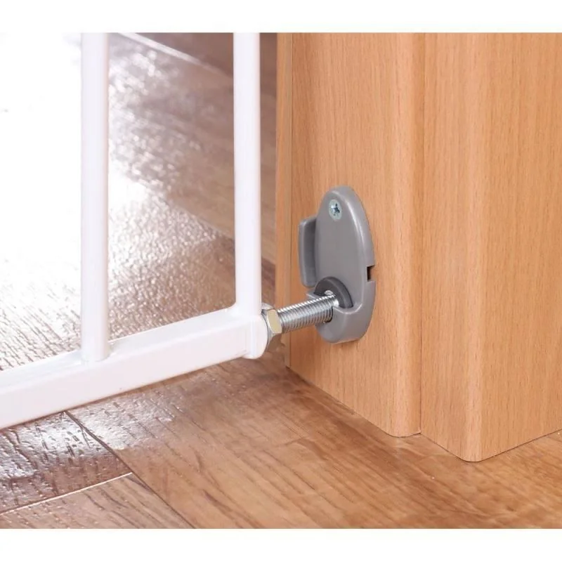 Poarta extensibila montaj pe perete Basic 68-106cm Metal alb Simple-Lock 46101, 1 bucata, Reer
