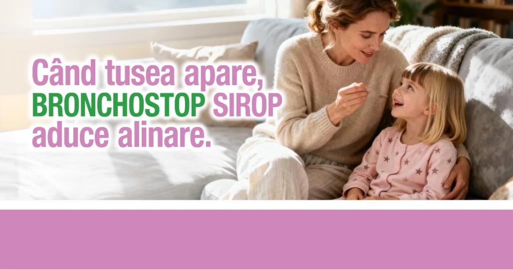Cand tusea apare, Bronchostop sirop aduce alinare Cand tusea apare, Bronchostop sirop aduce alinare
