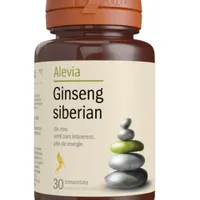 Ginseng Siberian 250mg, 30 comprimate, Alevia