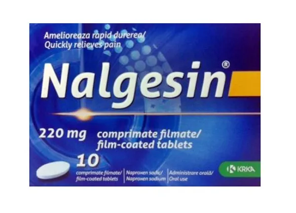 Nalgesin 220 mg, 10 comprimate, KRKA