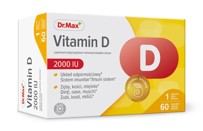 Dr. Max Vitamina D 2000UI, 60 capsule moi 