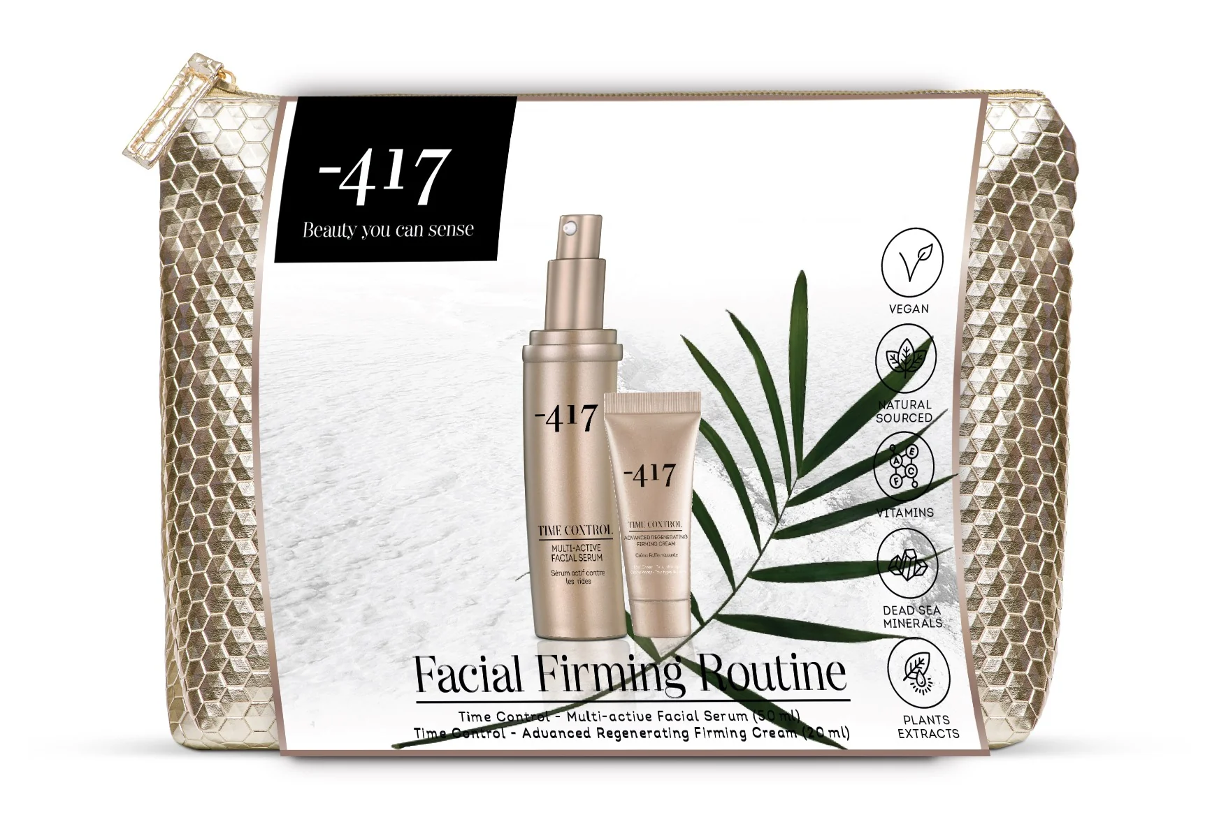 Minus 417 Pachet Time Control Ser activ pentru fata 50ml + Crema antirid 20ml
