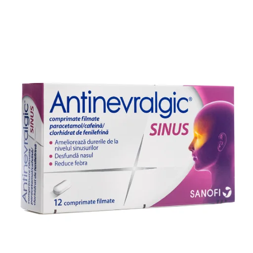 Antinevralgic Sinus, 12 comprimate, Sanofi