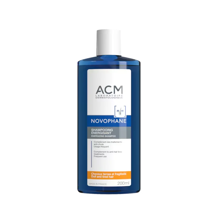 Sampon energizant pentru par fragil Novophane, 200ml, ACM