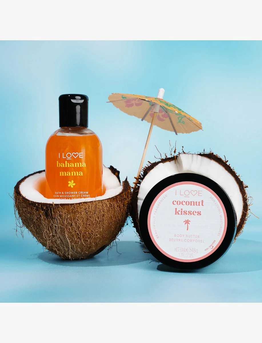Set Mini Box Tropical Treats, 1 bucata, I Love Cosmetics